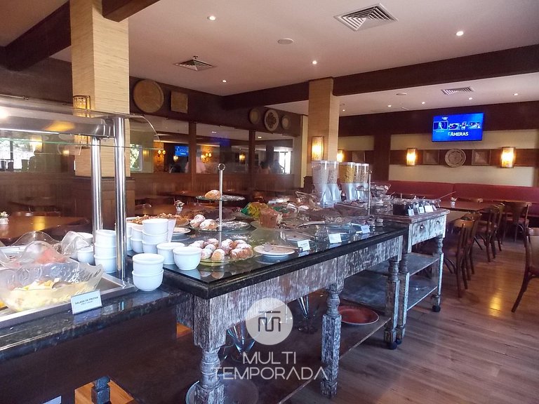 Apart-hotel em Gramado, padrão 4 estrelas, no centro