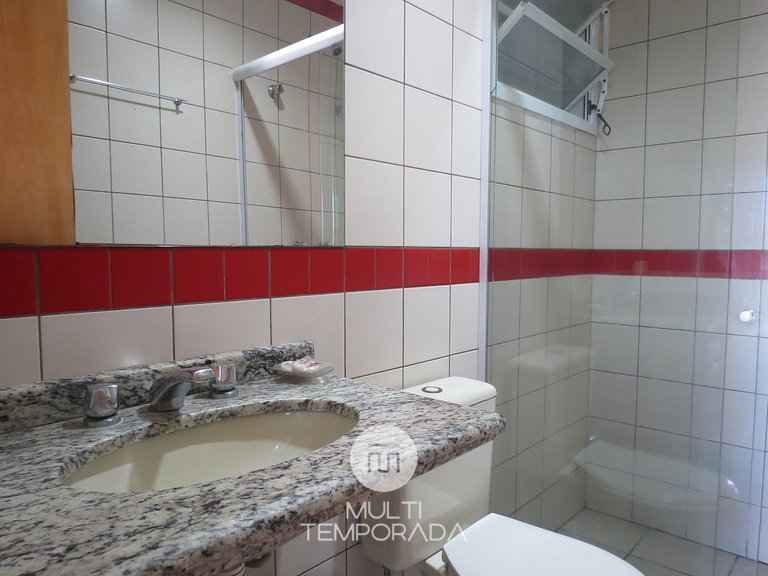 Apartamento com vista para o mar e wi-fi - HB40F