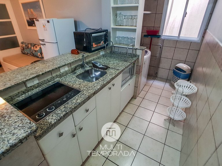 Apartamento para 6 pessoas frente piscina - HB37F