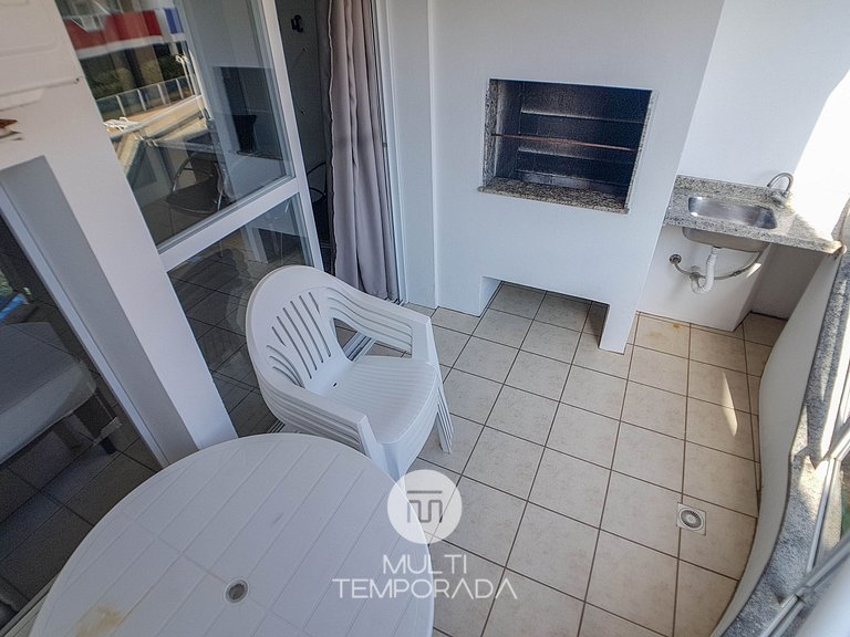 Apartamento para 6 pessoas frente piscina - HB37F