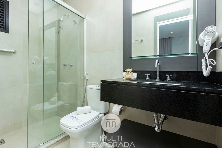 Aion Suites 205 – Lindo apartamento com Vista para o Mar, a