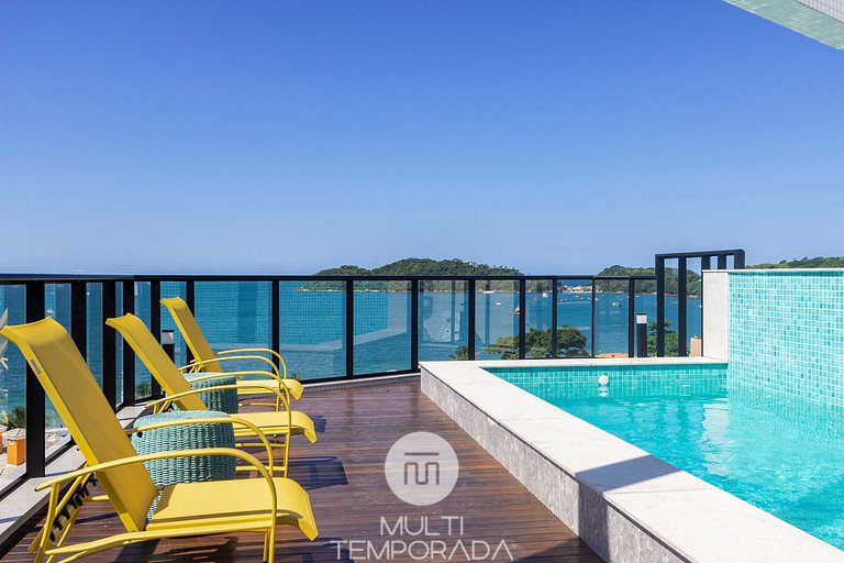 Aion Suites 205 – Lindo apartamento com Vista para o Mar, a