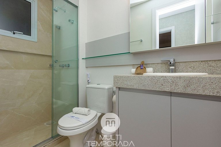 Terrazzo Club Residence 407-A - Apartamento em Bombas - Pisc