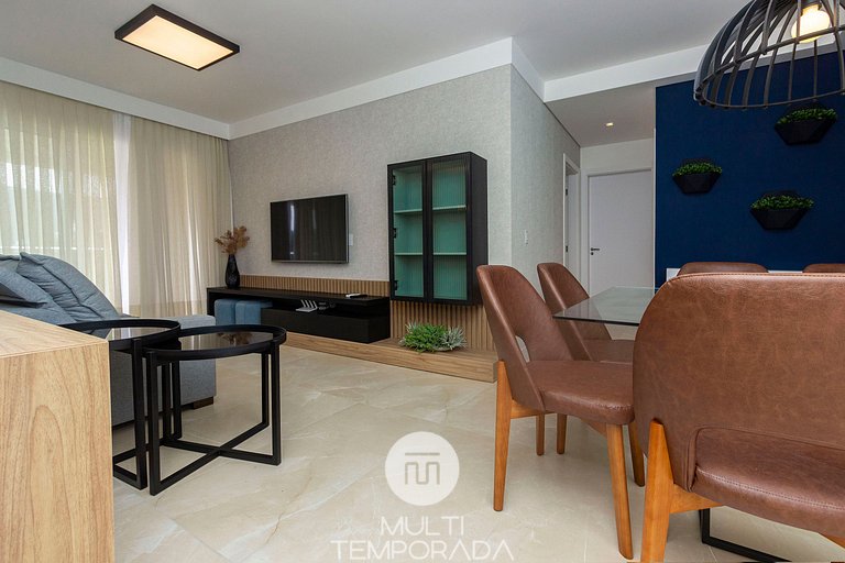 Terrazzo Club Residence 407-A - Apartamento em Bombas - Pisc
