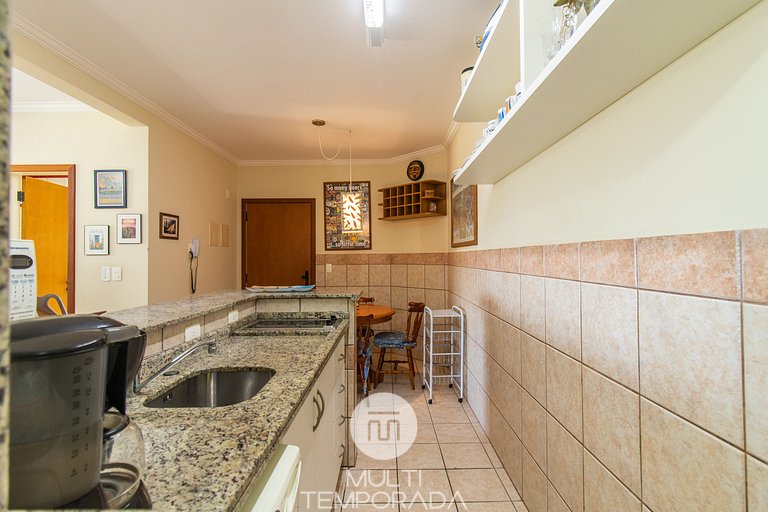Maravilhoso apartamento com vista mar - HB49F