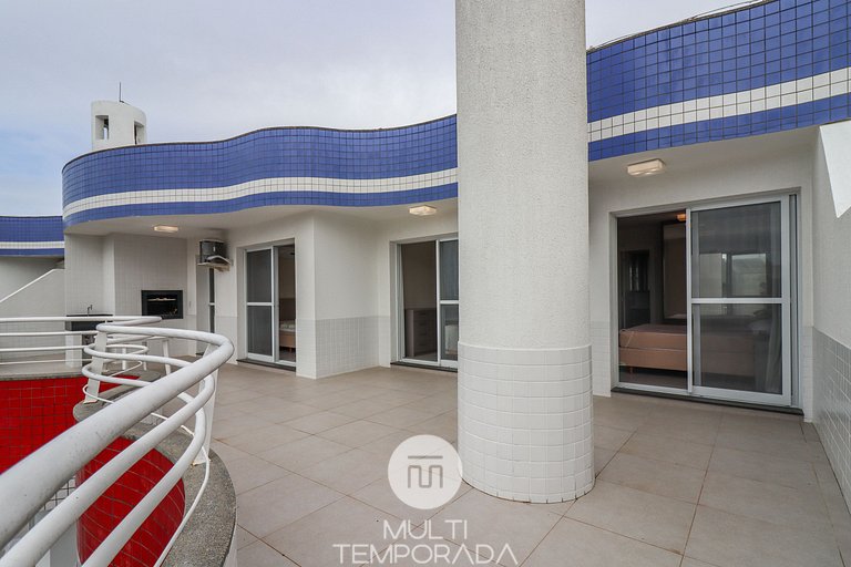 Maravilhosa cobertura com vista para o mar - HB65F