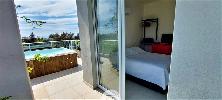 Cobertura Carpe Diem: Jacuzzi Conforto no Campeche