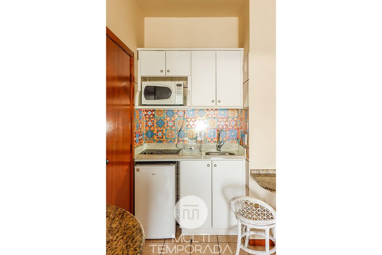 Apartamento com vista para o mar e wi-fi - BG01H