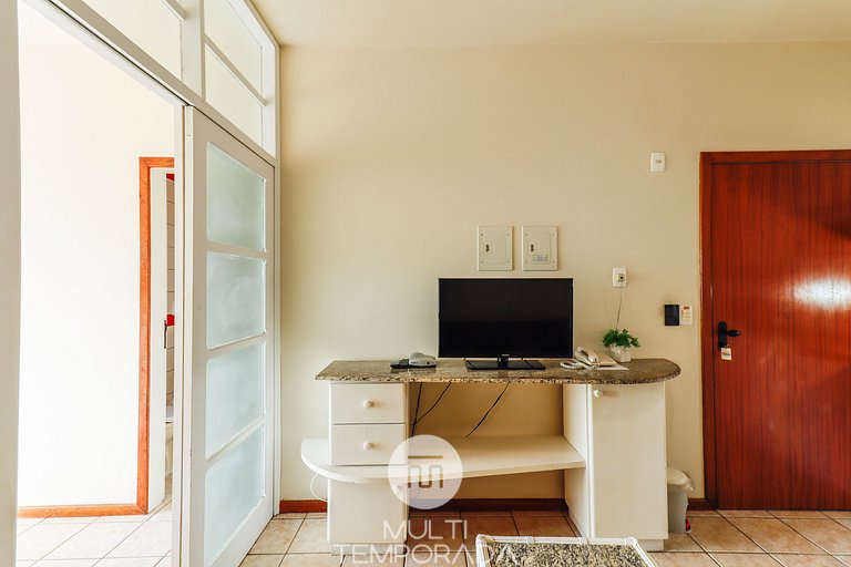 Apartamento com vista para o mar e wi-fi - BG01H