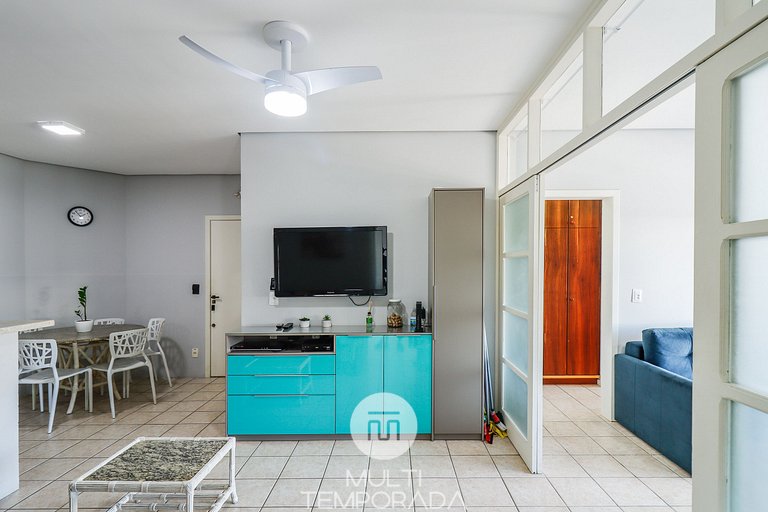 Apartamento com wi-fi e vista para o mar - HB54F
