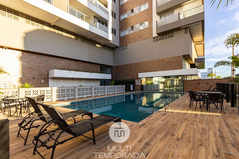 Terrazzo Club Residence 407-A - Apartamento em Bombas - Pisc