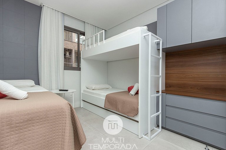 Porto Madero 204 - Apartamento a 250 metros da praia de Bomb