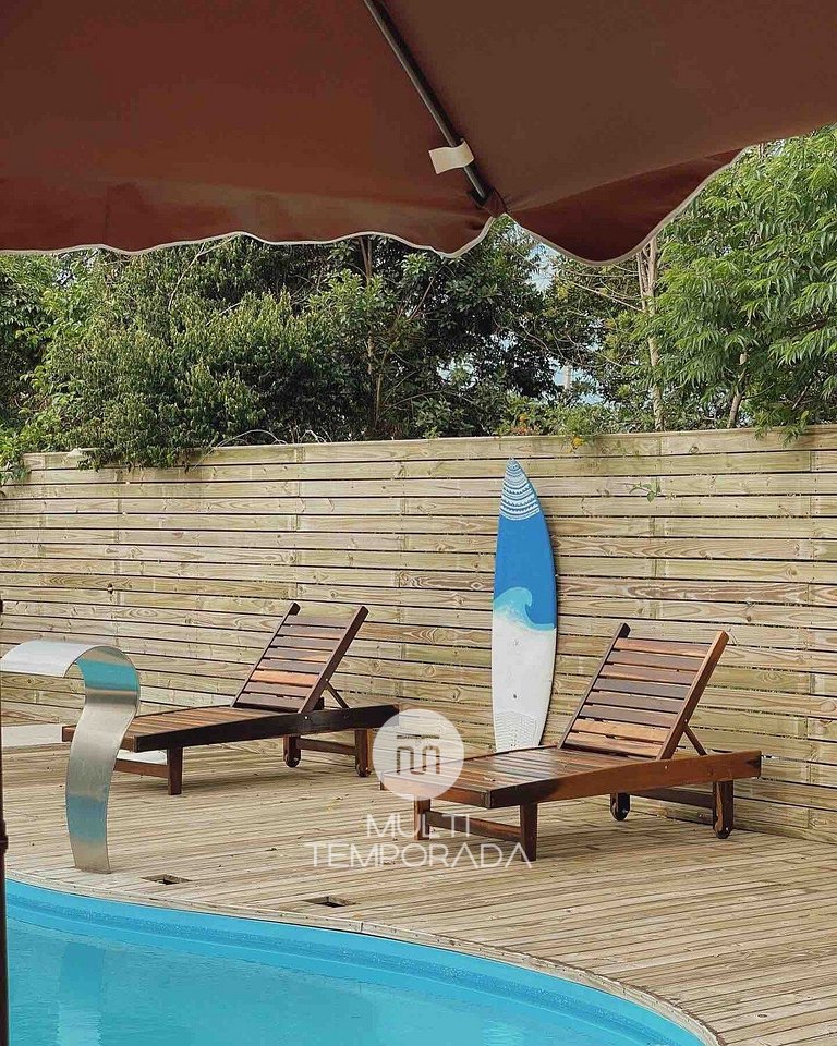 Ap Vista e Piscina - Pantai Village - Rosa