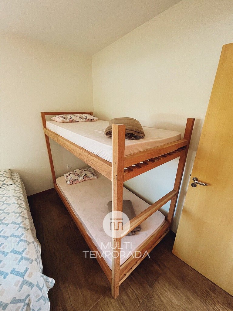 Ap Térreo com Piscina - Pantai Village - Rosa