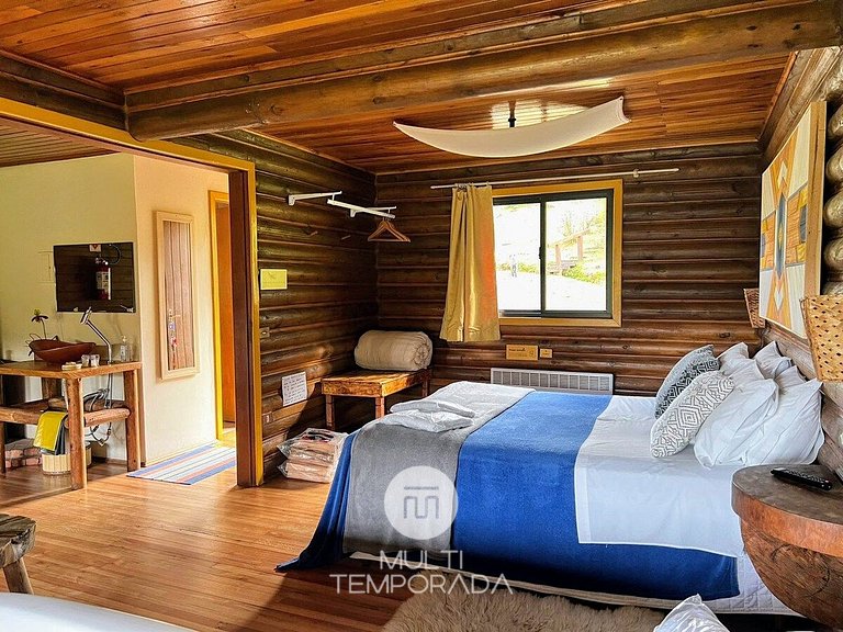Cabana Contar os Golpes: banheira para 2 pessoas