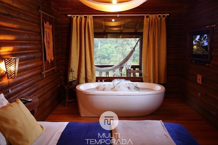 Count the Strokes Cabin: bathtub for 2 people
