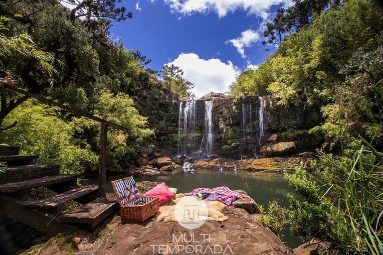 Ritos Cabin: Bathtub for 2 people and beautiful view!