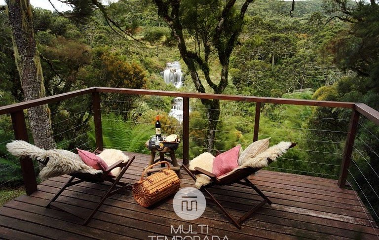 Tenda da Lua: banheira com hidro e vista especial!