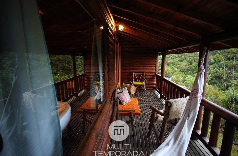 Cabana O Tambor: banheira para 2 pessoas