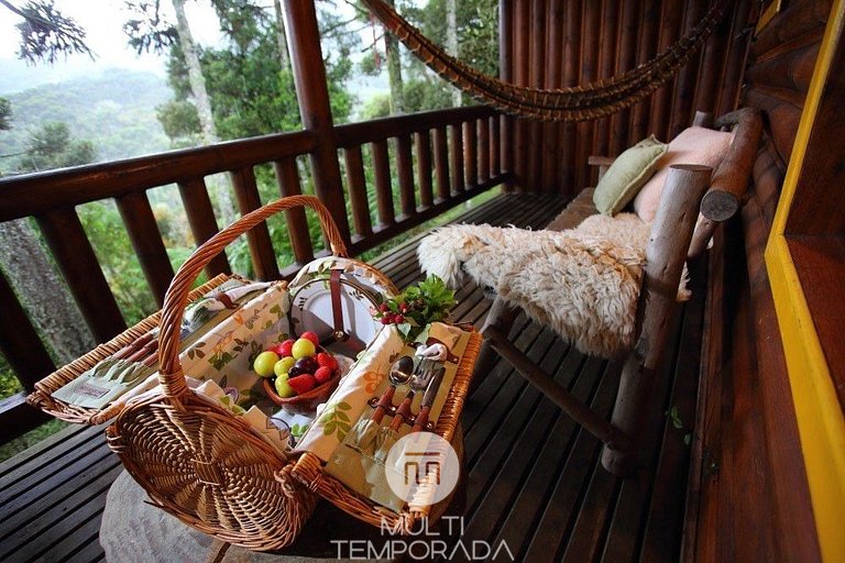 Cabana O Tambor: banheira para 2 pessoas