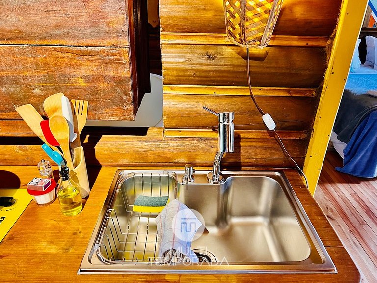 Cabaña O Tambor: bañera para 2 personas