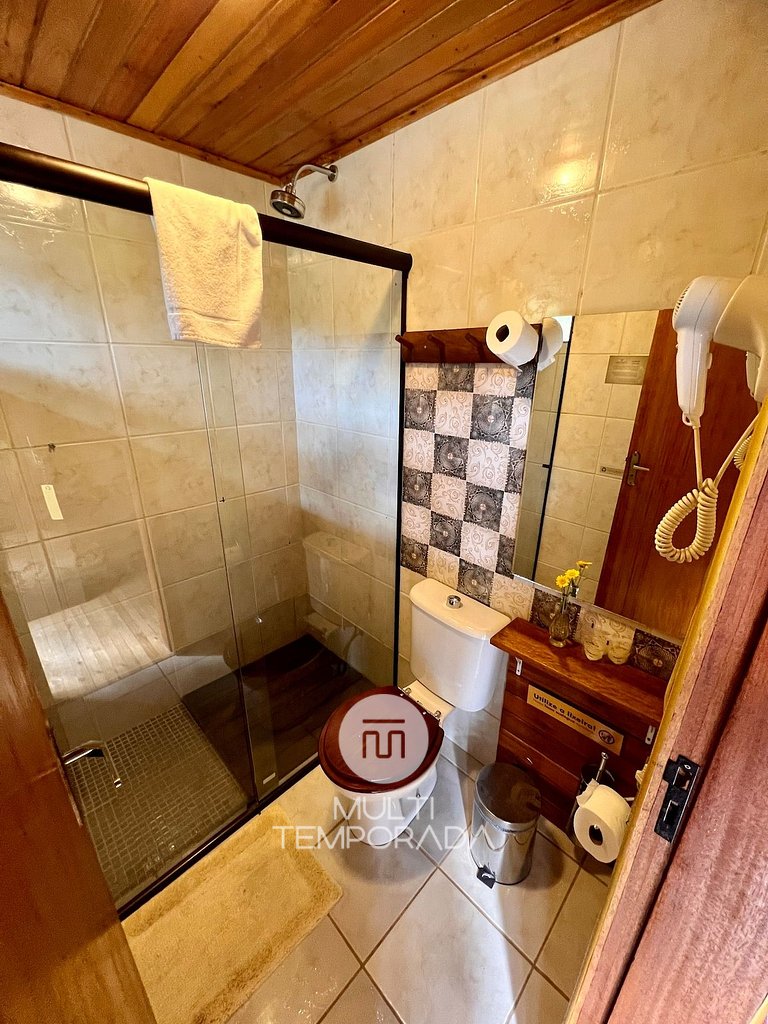 Cabaña O Tambor: bañera para 2 personas