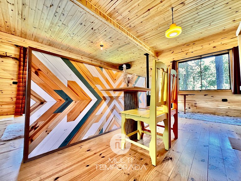 Ritos Cabin: Bathtub for 2 people and beautiful view!