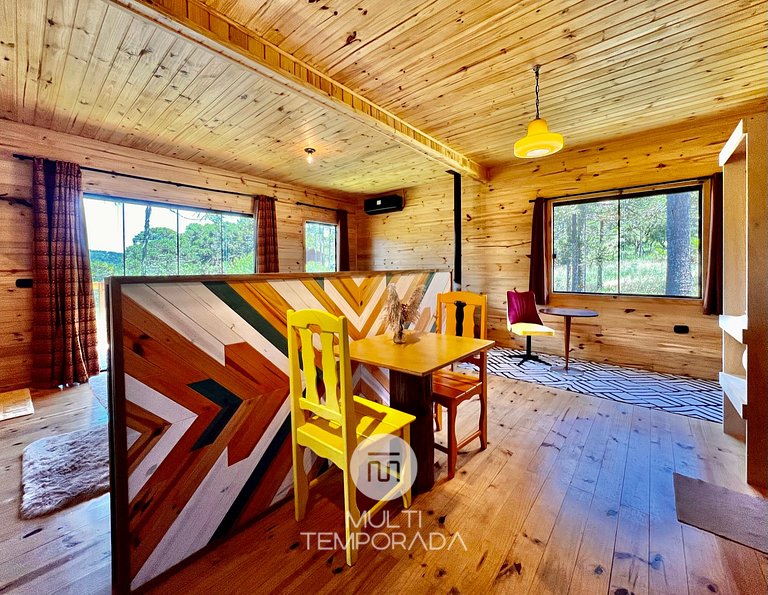 Ritos Cabin: Bathtub for 2 people and beautiful view!