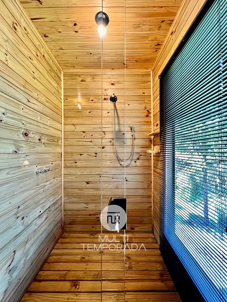Ritos Cabin: Bathtub for 2 people and beautiful view!