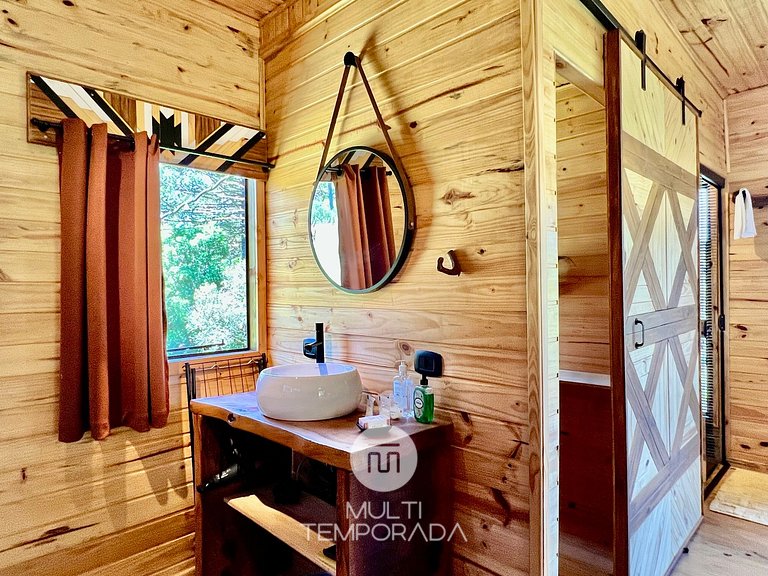 Cabana Ritos: Banheira p/ 2 pessoas e vista linda!