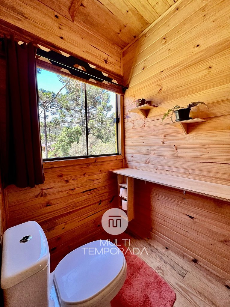 Cabaña Ritos: Bañera para 2 personas y hermosa vista!