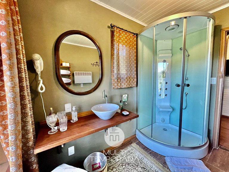Cabin O Cachimbo: steam sauna and vertical hydro!