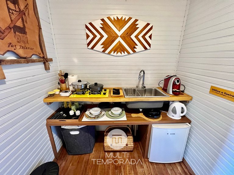 Cabana O Cachimbo: sauna a vapor e hidro vertical!