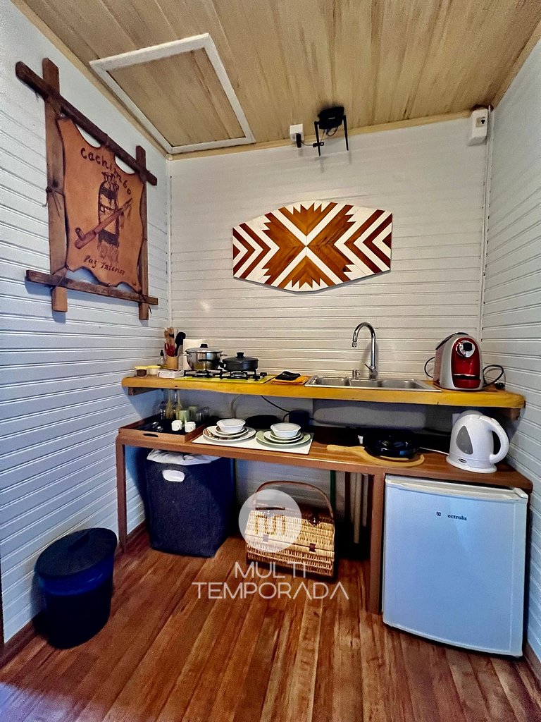 Cabana O Cachimbo: sauna a vapor e hidro vertical!