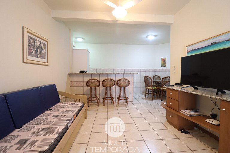 Apartamento para 6 pessoas com 2 banheiros - HB45F