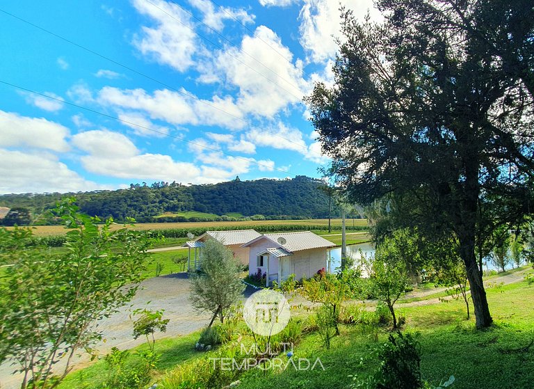 Pousada Mato Verde - Chalé Rosa - Vista pro Lago