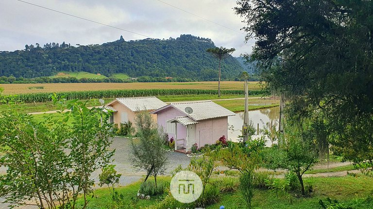 Pousada Mato Verde - Chalé Rosa - Vista pro Lago
