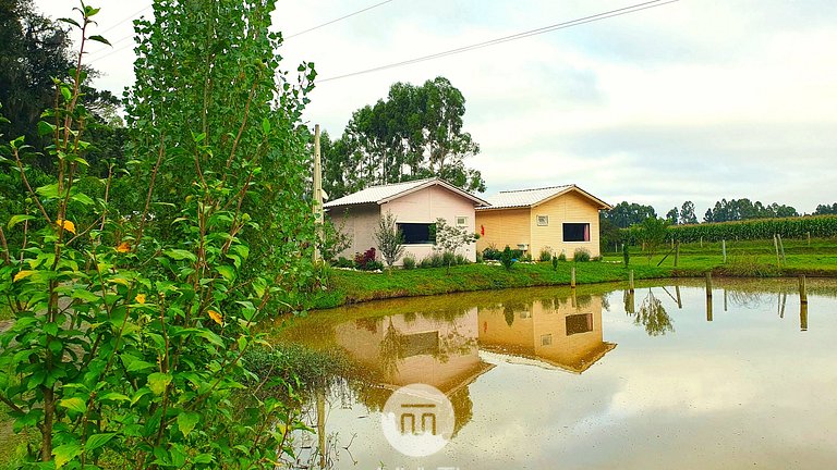 Pousada Mato Verde - Chalé Rosa - Vista pro Lago