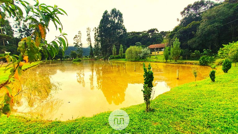 Pousada Mato Verde - Chalé Rosa - Vista pro Lago