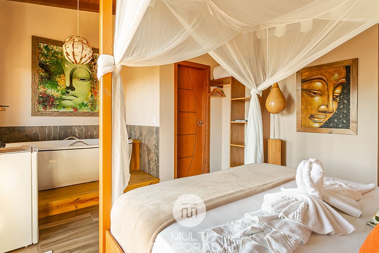 Suíte Lotus c/ Banheira - Shiva Boutique Hotel