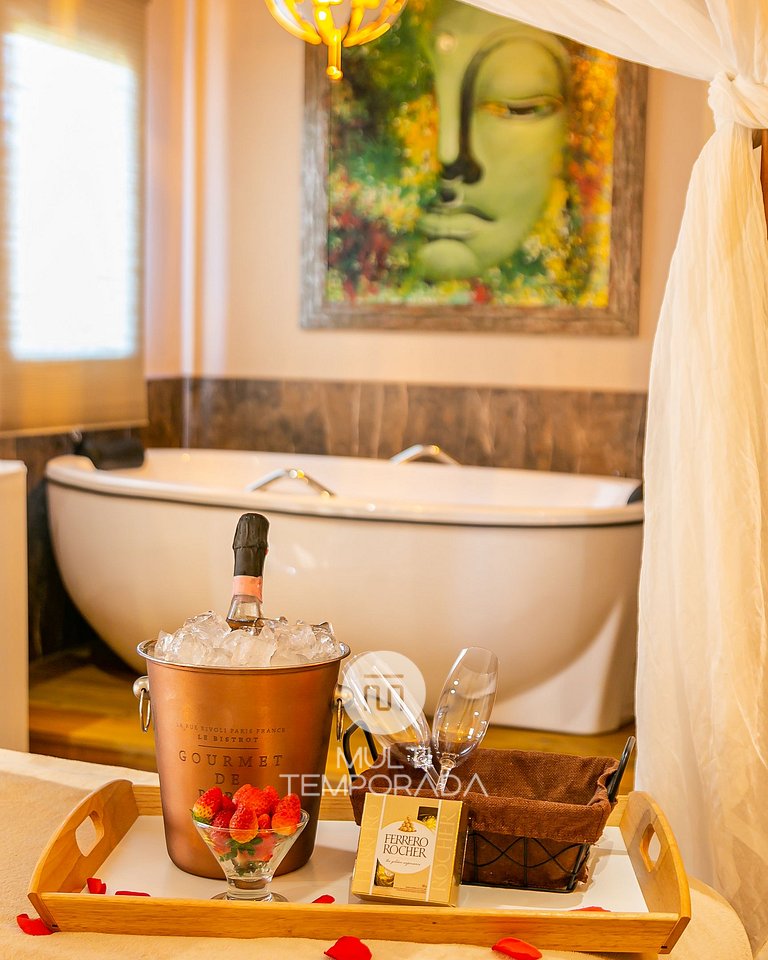Suíte Lotus c/ Banheira - Shiva Boutique Hotel