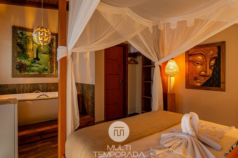 Suíte Lotus c/ Banheira - Shiva Boutique Hotel