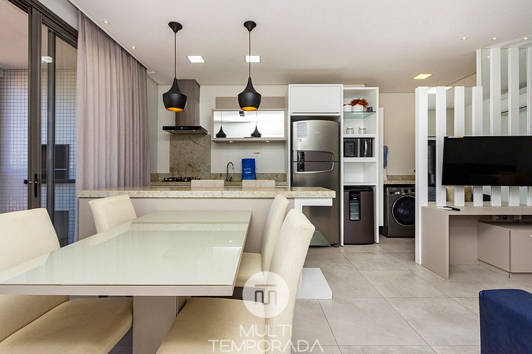 Porto Madero 305 – Apartamento Moderno em Condomínio com Pis