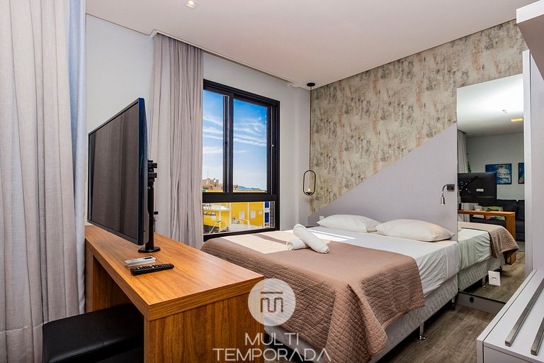 Aion Suites 205 – Lindo apartamento com Vista para o Mar, a