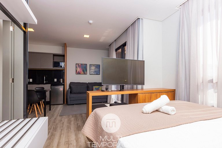 Aion Suites 205 – Lindo apartamento com Vista para o Mar, a