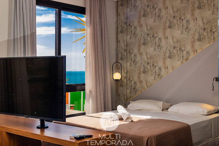 Aion Suites 303 – Lindo apartamento com Vista para o Mar, a