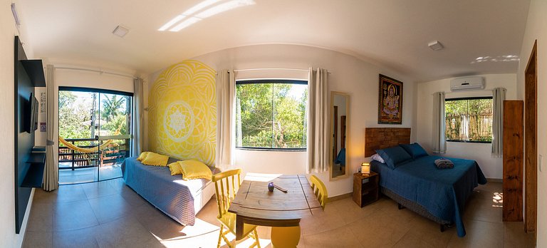 Flat 1|2 - Lugar ao Sol - Flats c/ Cozinha no Rosa