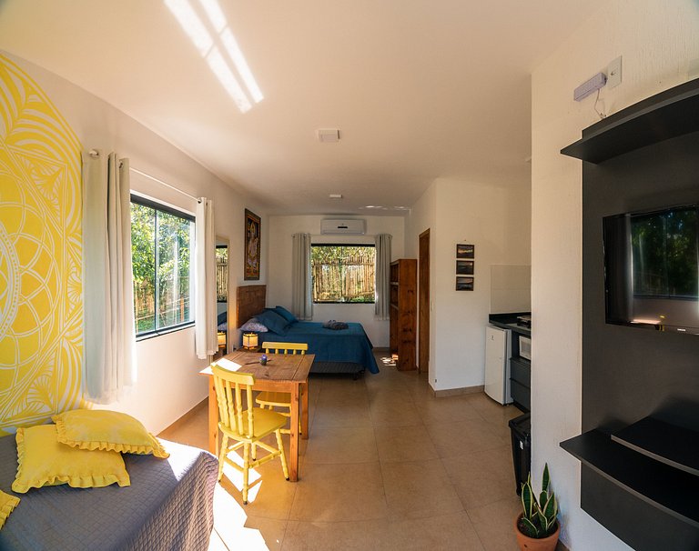 Flat 1|2 - Lugar ao Sol - Flats c/ Cozinha no Rosa