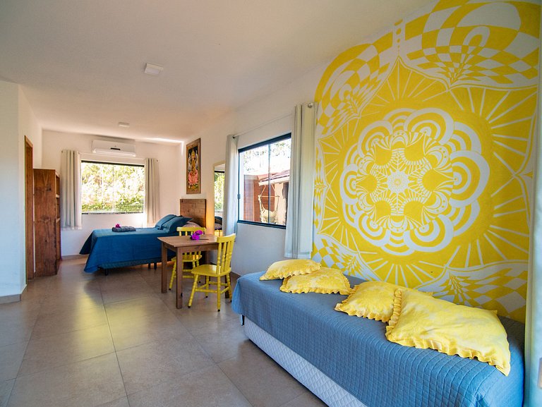 Flat 1|2 - Lugar ao Sol - Flats c/ Cozinha no Rosa