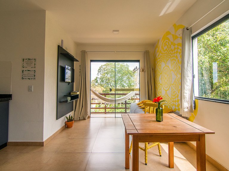 Flat 3|4 - Lugar ao Sol - Flats c/ Cozinha no Rosa